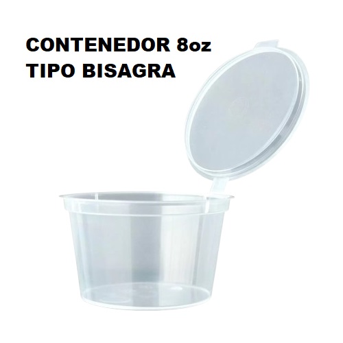 Copa 8onz Tipo Bisagra x 50und