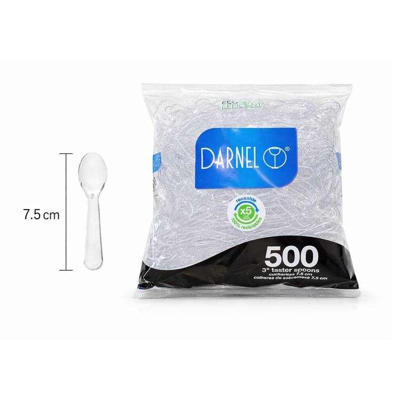 Cuchara Pequeña Postre Cristal 7.5cm x 500und D965100