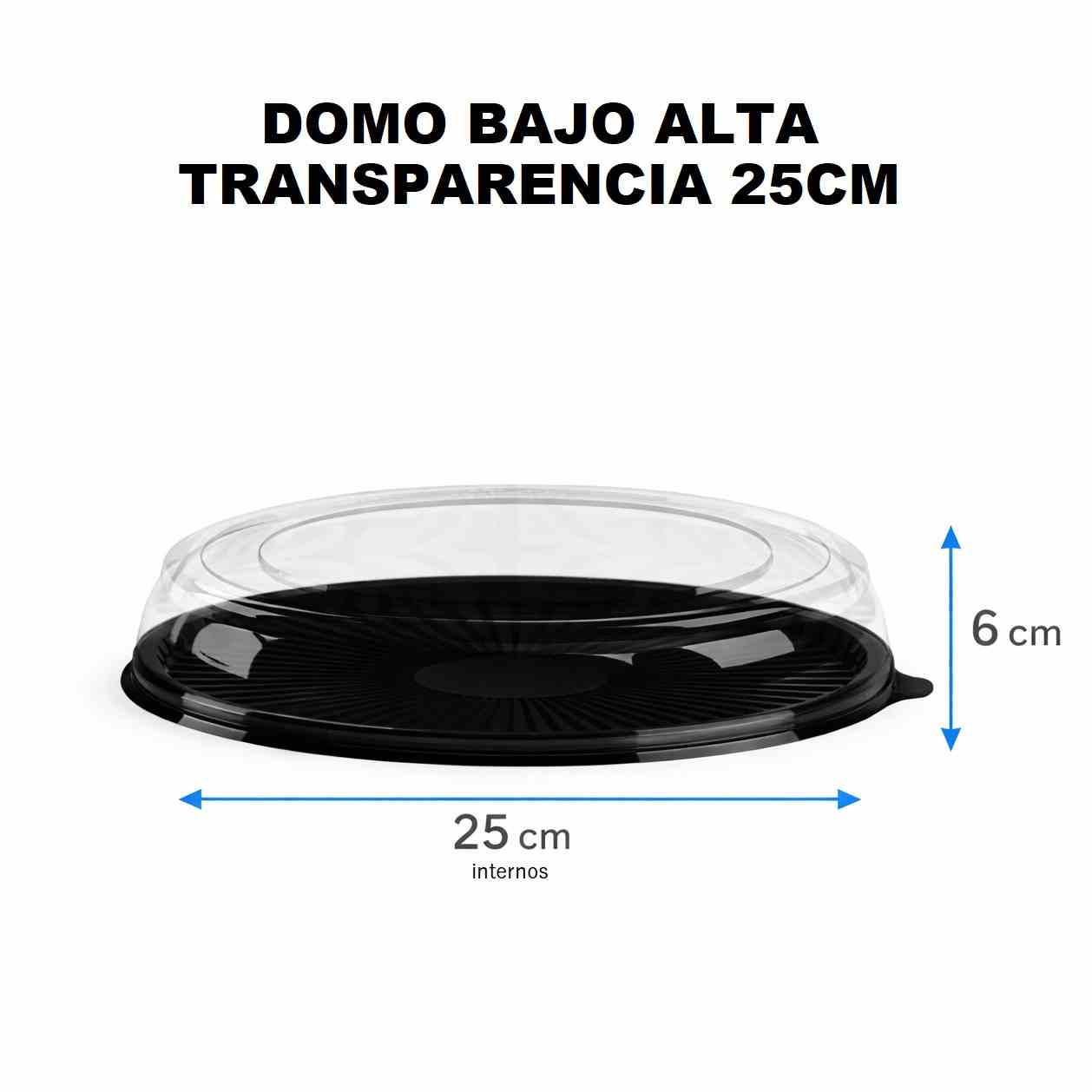 Base Domo Bajos 25cm D15170699 6cm Altura