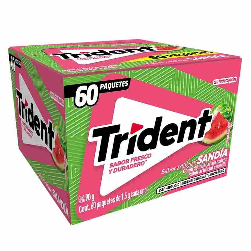 Trident Sandia Display x 60Und (1 Chicles)