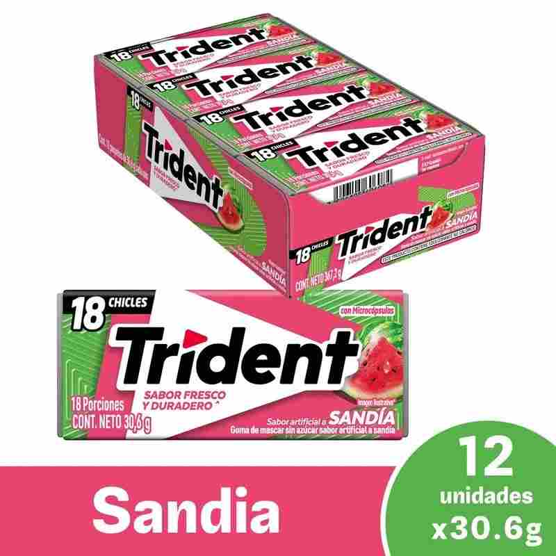 Trident Sandia Display x 12Und (18 Chicles)