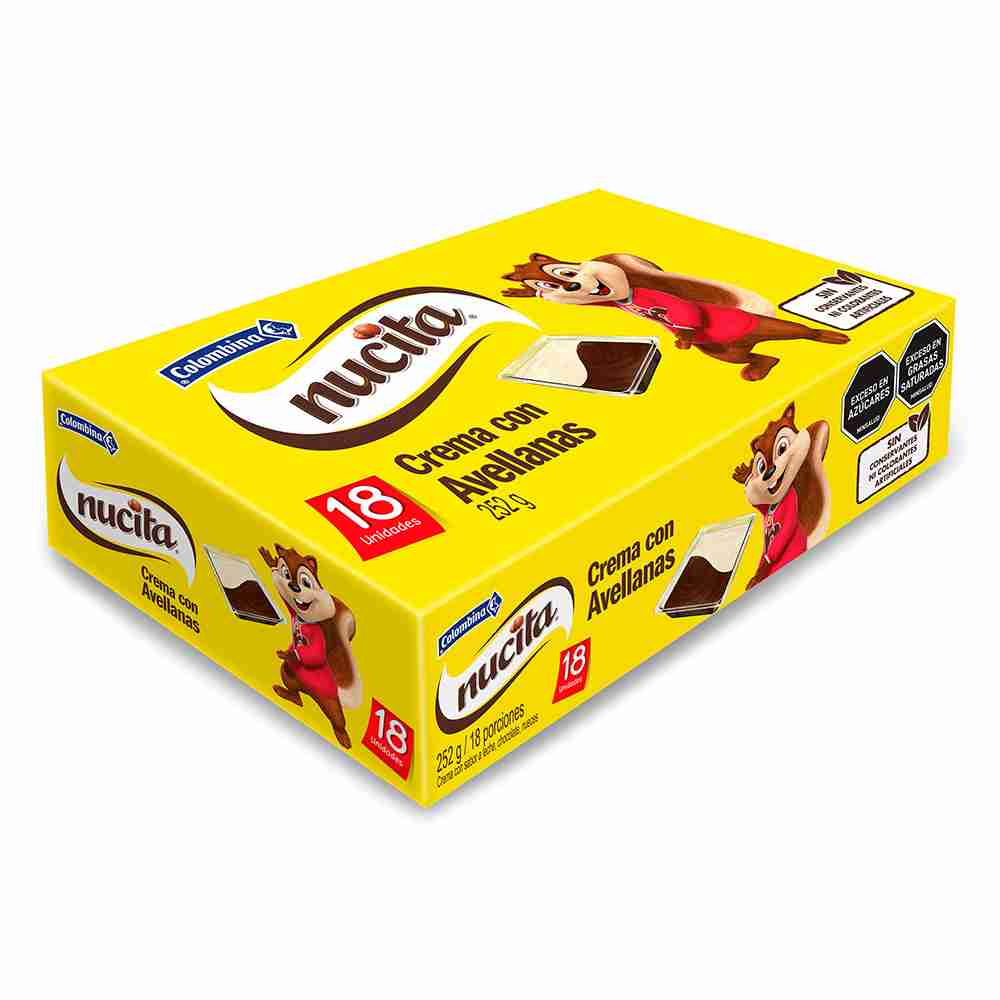 Nucita CREMA Avellanas 14gr x 18und Display