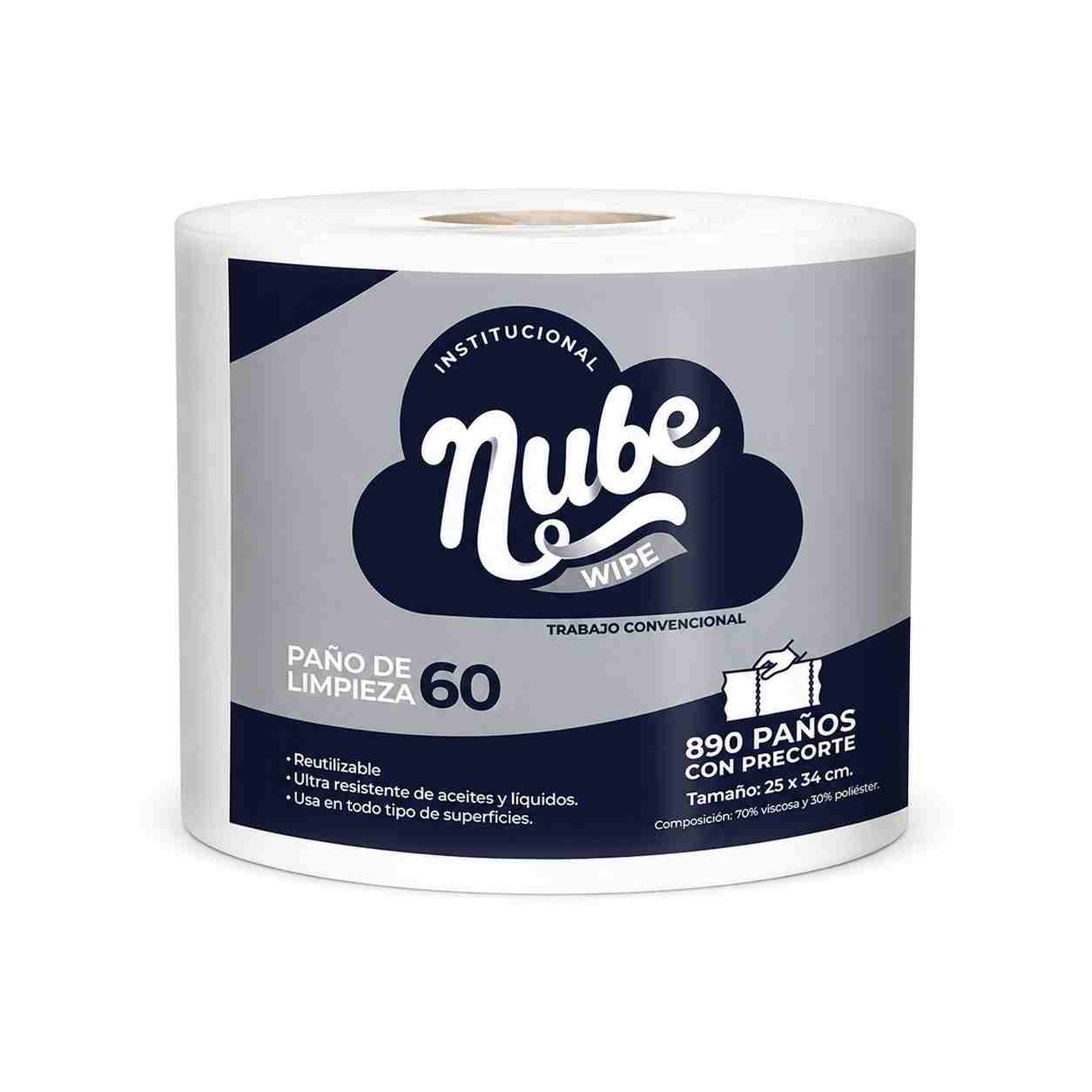 Paño Limpieza Institucional Nube Wipe 890h