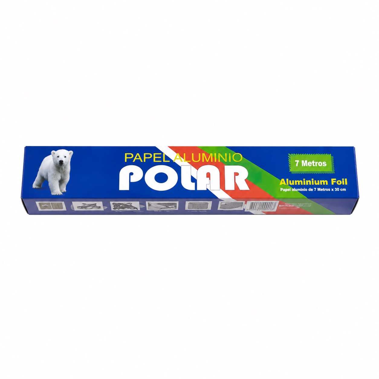 Papel Aluminio 7metros Polar