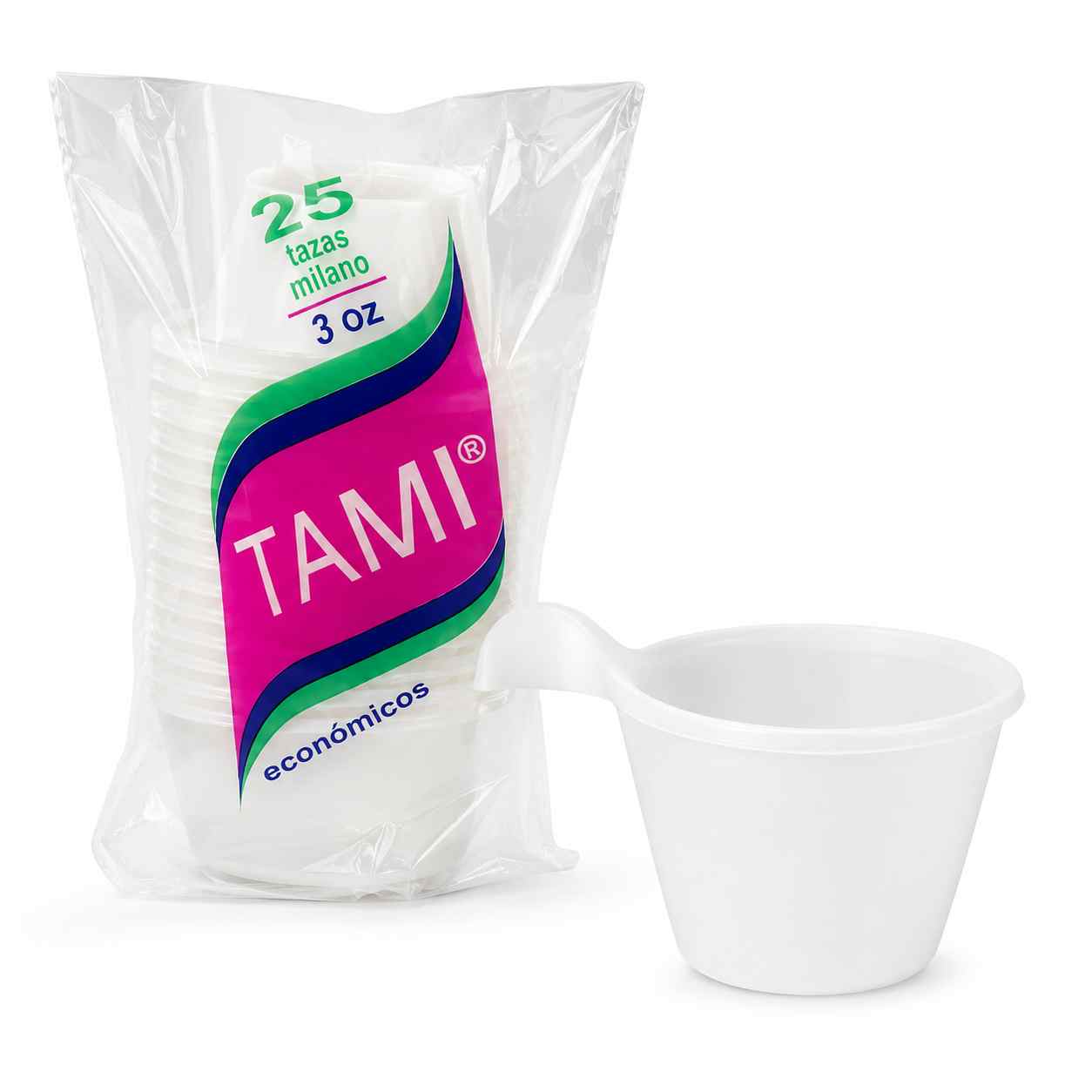 Vaso 3onz Tazas Milano x 25und Tami
