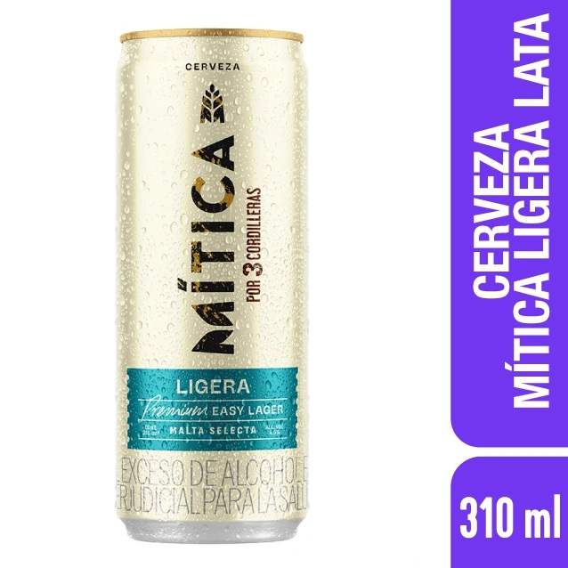 Cerveza Mitica 310ml Lata