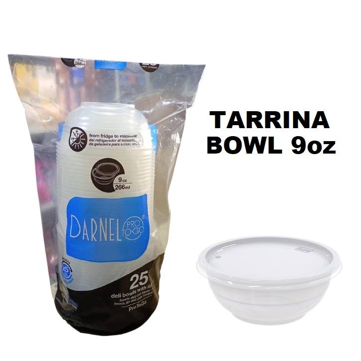 Tarrina 9onz BOWL con Tapa x 25und Darnel