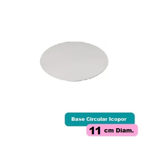 Blonda 11cm Circular Icopor Blanca