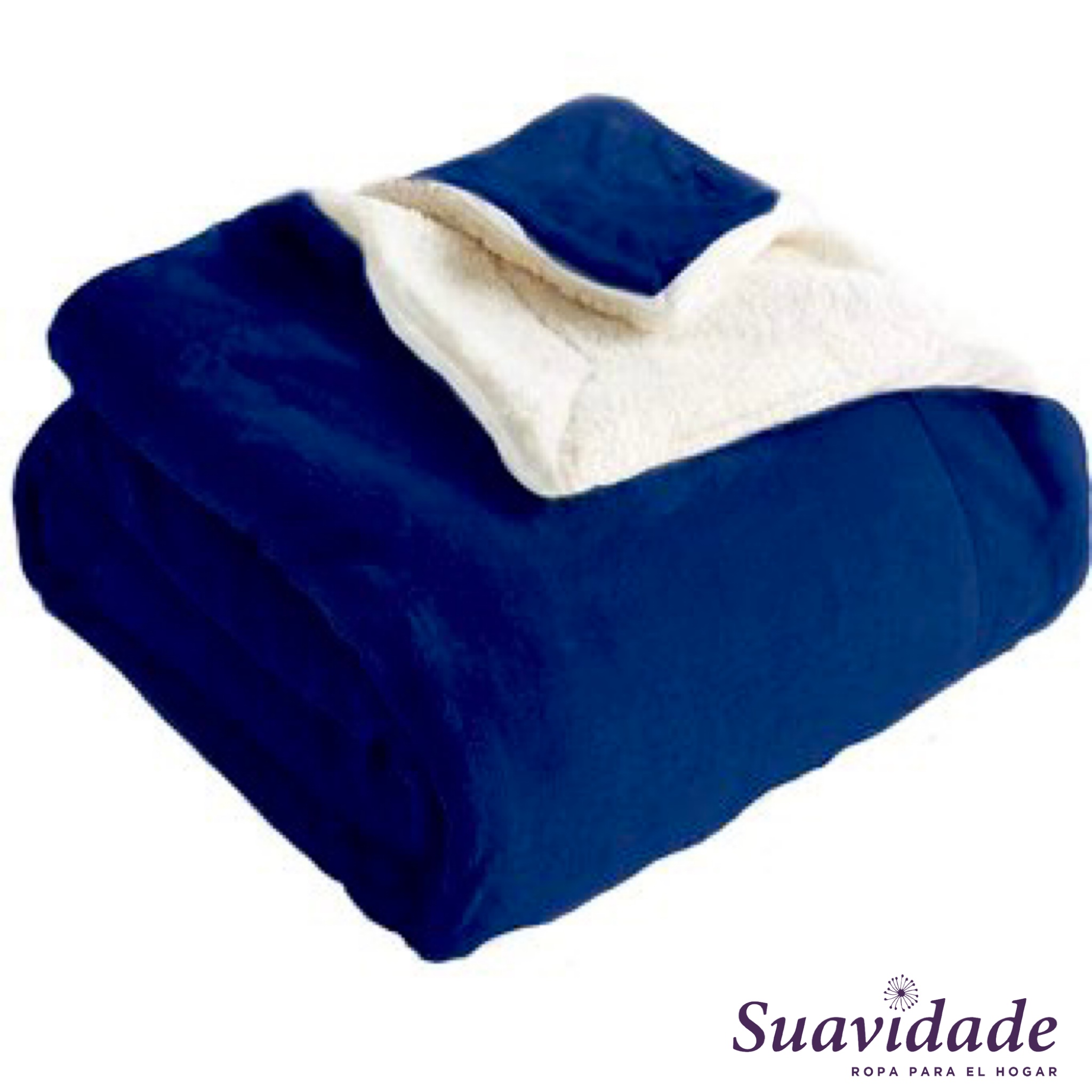 Cobija Ovejera 180x200 Azul Oscuro