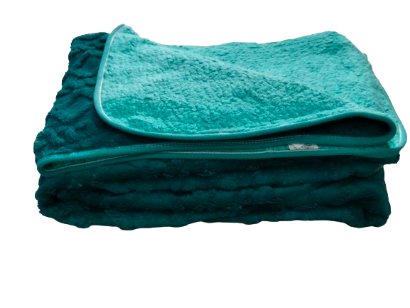 Cobija Ovejera Premium 190x240 Verde Azulado