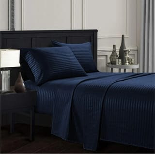 Sábana U Doble Azul