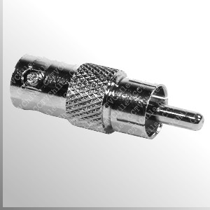 ADAPTADOR  BNC MACHO A RCA HEMBRA