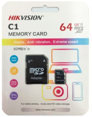 TARJETA MICRO SD 64GB C1 HIKVISION