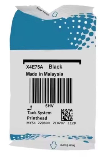 CABEZAL PARA IMPRESORA HP X4E75 NEGRO