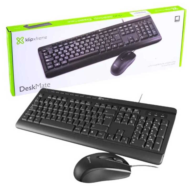 COMBO KLIPXTREME TECLADO + MOUSE CON CABLE USB