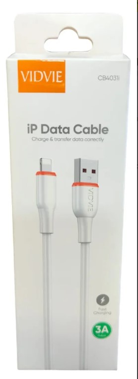 CABLE DE IPHONE USB A LIGHTNING VIDVIE CB4031i