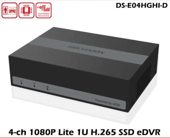 EDVR 4CH HIKVISION 480GB DS-E04HGHI-D