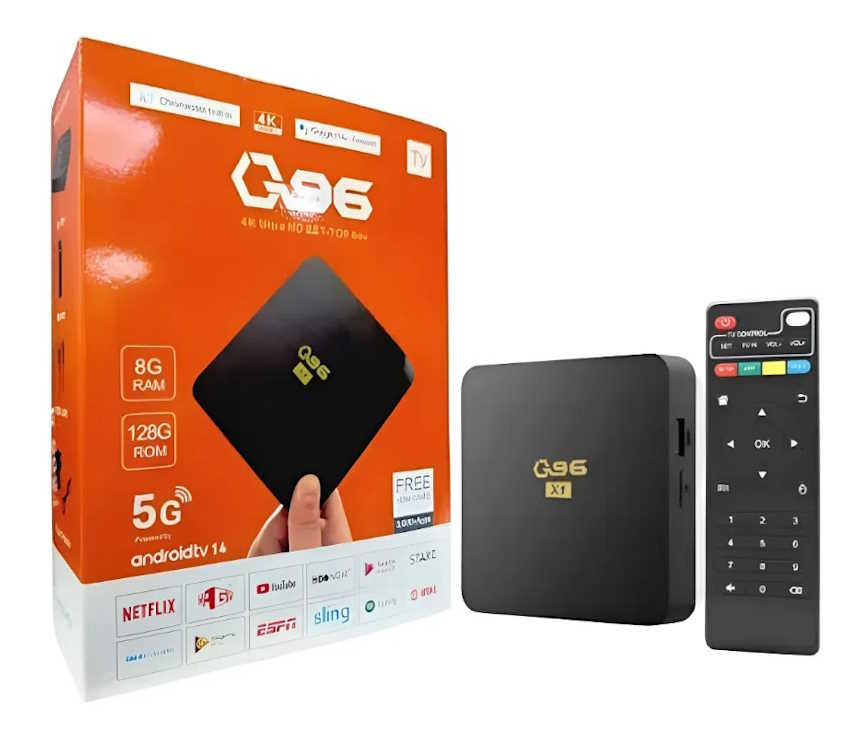 Tv Box Q96 8G Ram 128G Rom 5g