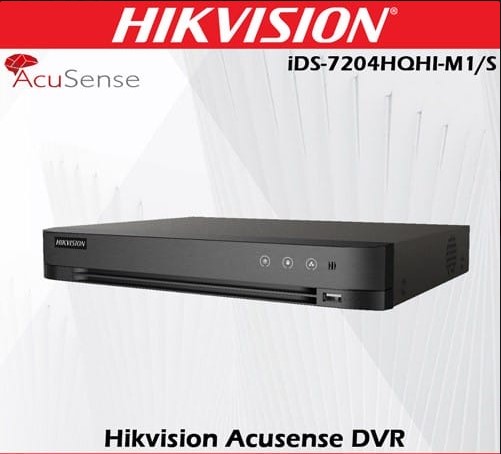 DVR 4CH HIKVISION 1080P 3K/5M ACUSENSE IDS-7204HQHI-M1/S INTC