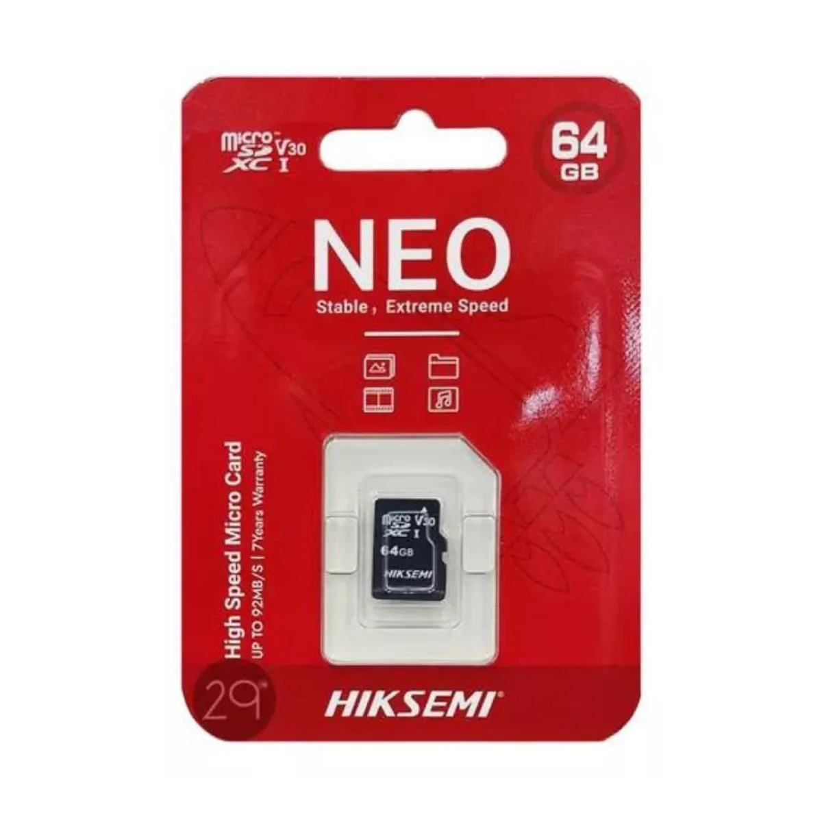 TARJETA MICRO SD 64GB HIKSEMI