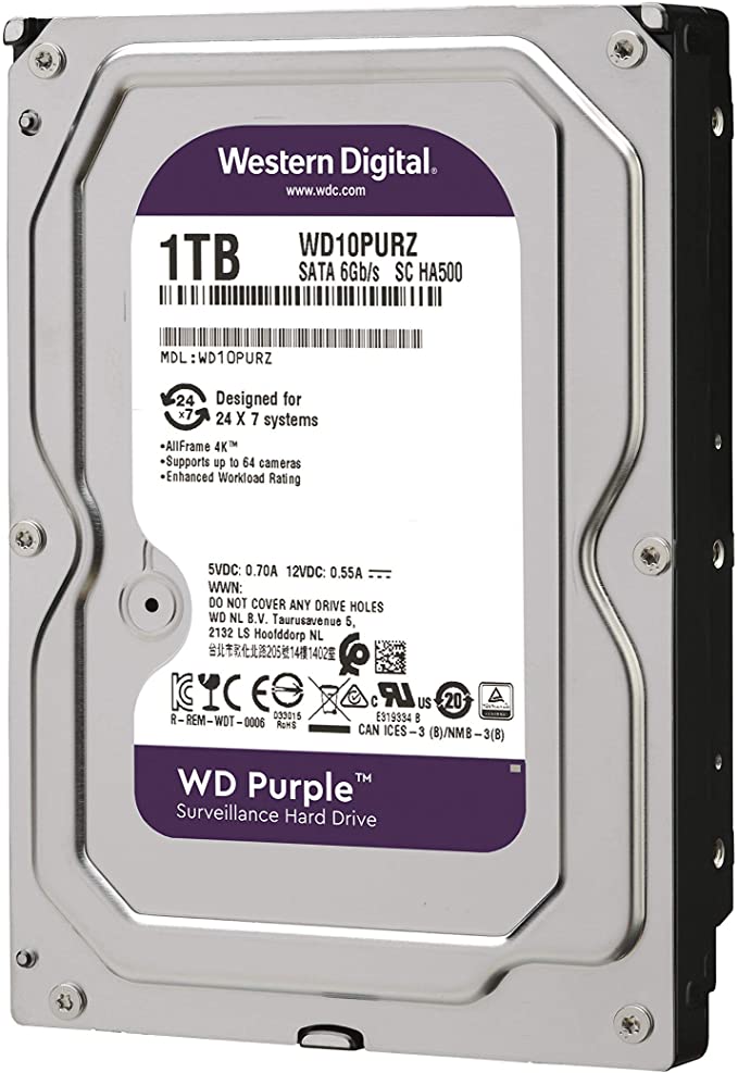 DISCO DURO 1TB DE VIDEO PURPLE