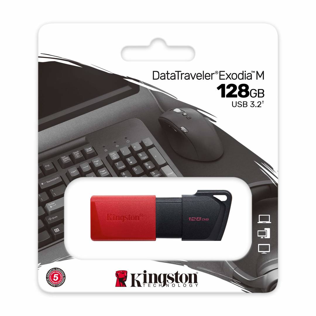 PENDRIVE DATATRAVELER"EXODIA 128GB KINGSTON