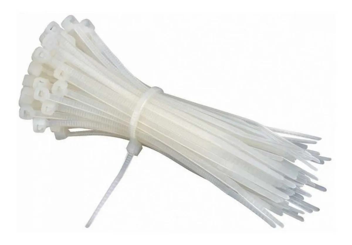 Amarra Plastica 4X250mm Blanco