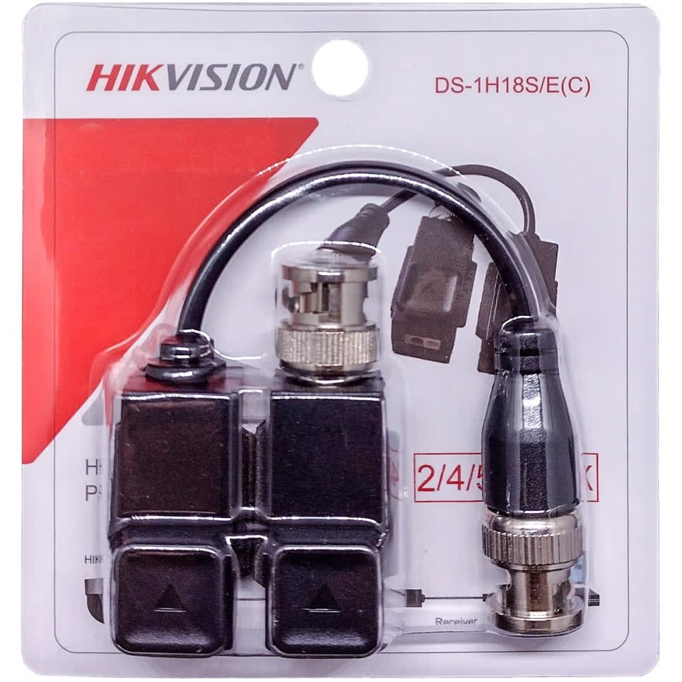 BALUN HIKVISION PAR 4K DS-1H18S/E-C
