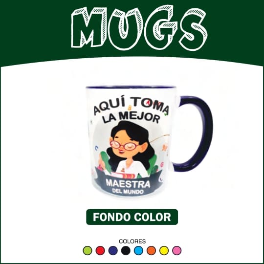 MUGS FONDO COLOR