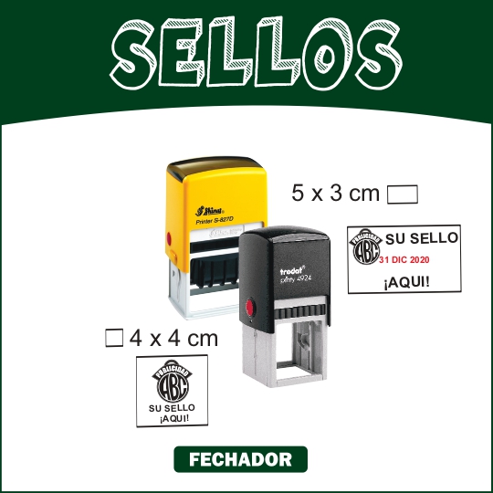 SELLOS FECHADOR 4 x 4