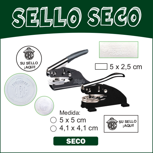 SELLOS SECO REDONDO