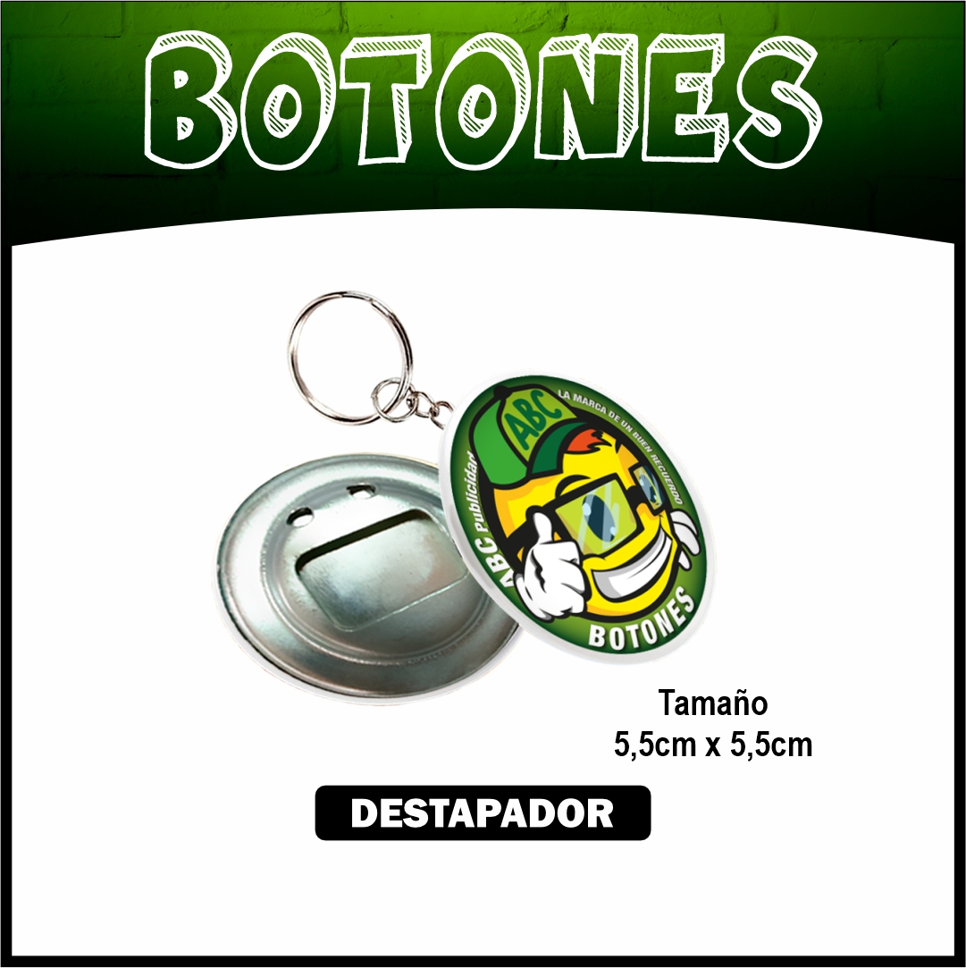BOTON LLAVERO DESTAPADOR