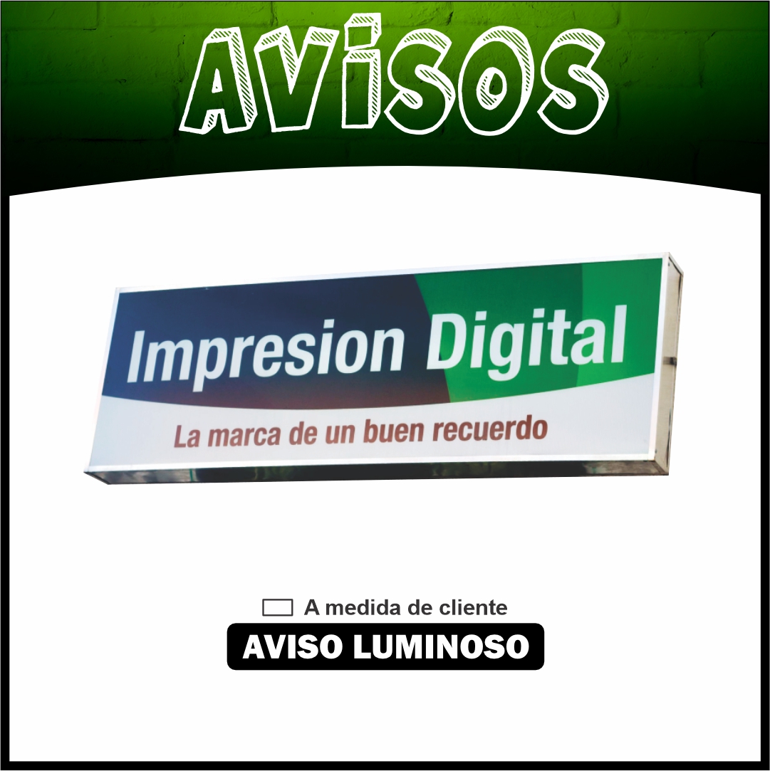 AVISOS LUMINOSO PANAFLEX
