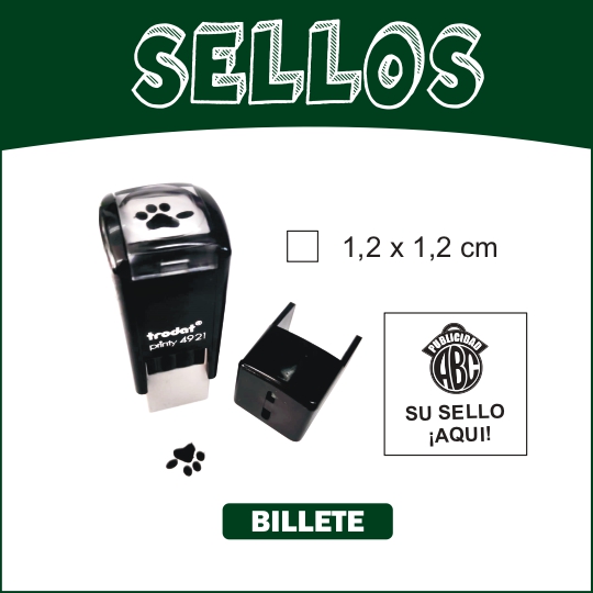 SELLO BILLETE de 1.2 cm