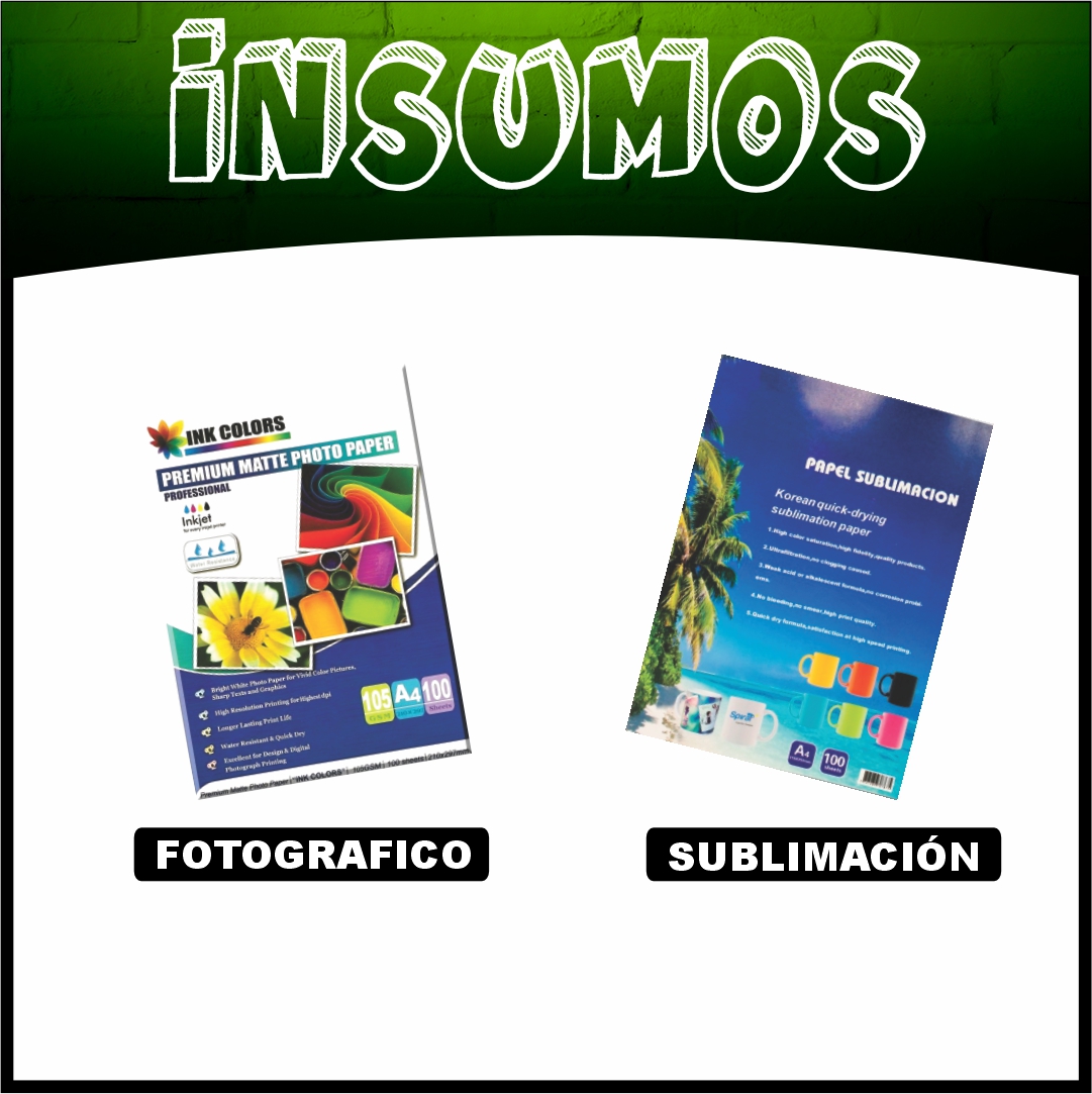 INSUMOS PAPEL FOTOGRAFICO