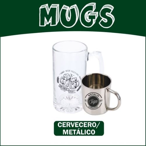 MUGS METALICO-CERVECEROS