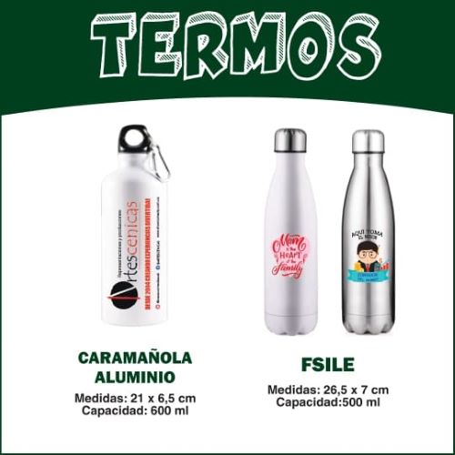 TERMOS ALUMINIO CARAMAÑOLA Y FSILE