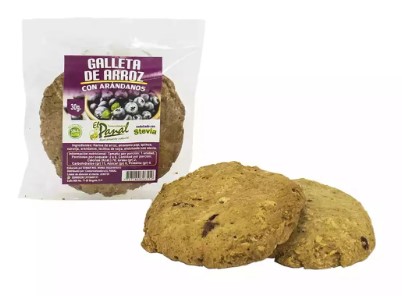 Galleta de Arroz con Arandanos 30gr - Naruna