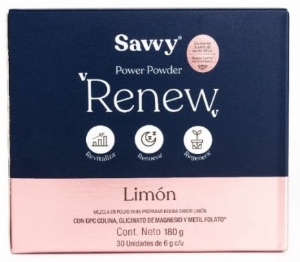 Renew caja x 30 sobres Savvy