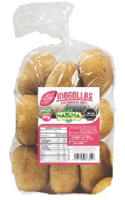 Mogollas de Arroz con dulce de guayaba y Stevia x 9 unid - Naruna