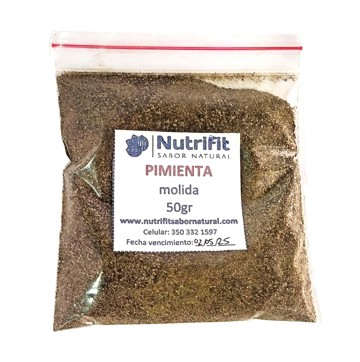 Pimienta Negra Molida 50gr