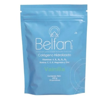 Colágeno Hidrolizado Vainilla Bolsa 200gr Belfan