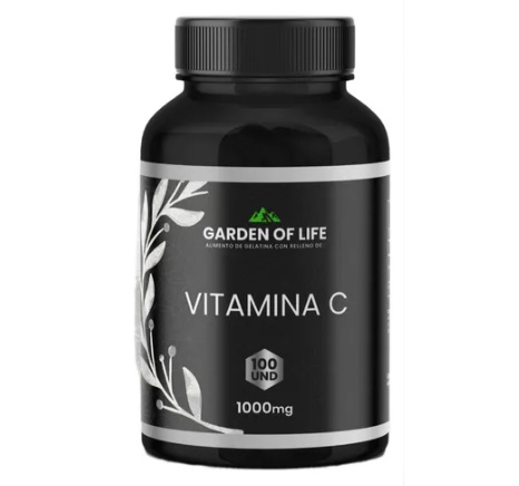 Vitamina C 1000mg 100 softgels Garden - Distridnaturals