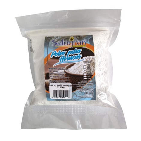 Polvo hornear 250gr Salugran