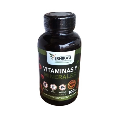 Vitaminas y Minerales 100 softgel Ernikas - Distridnaturals