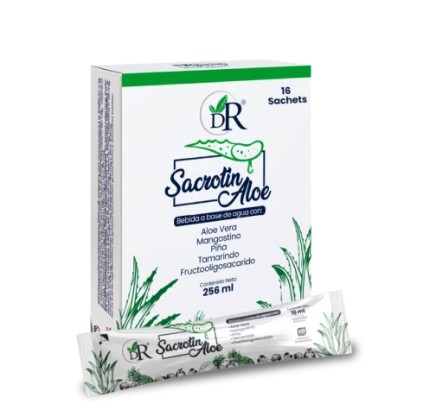 Sacrotin Aloe Stick 16 Sachets 256ml- Dr. Rojas