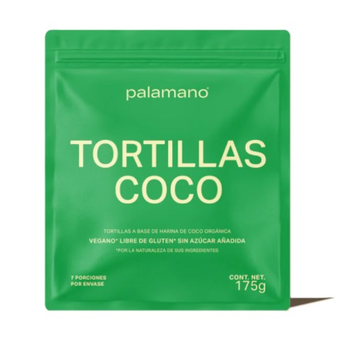 Tortilla de Coco M 175gr Palamano