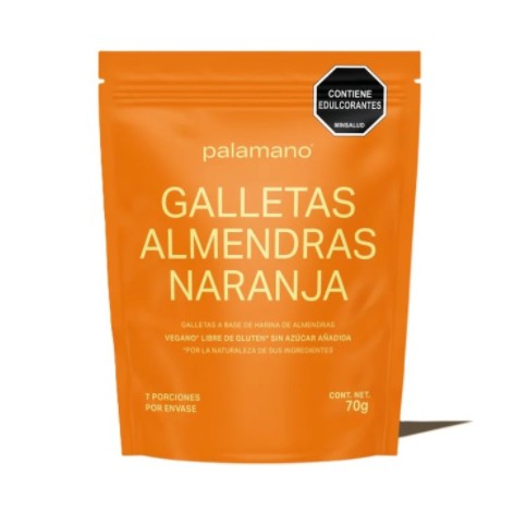 Galletas de Almendras Naranja 75gr Palamano