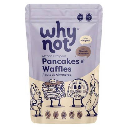 Mezcla Pancakes Waffles Almendra Chips Chocolate 285gr Why Not