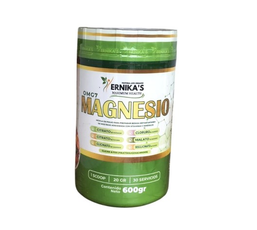 Magnesio Compuesto polvo x 600gr Ernikas - Distrid Naturals